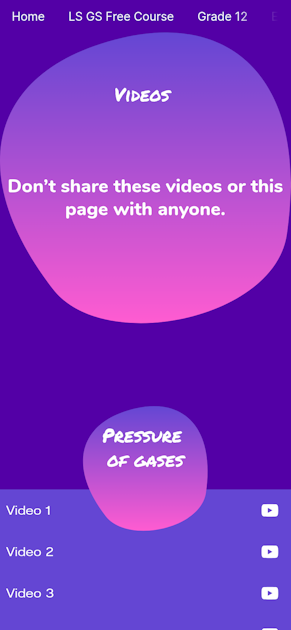 Videos - Omega app